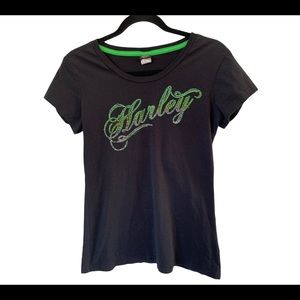 Harley Davidson Rhinestone Tee
